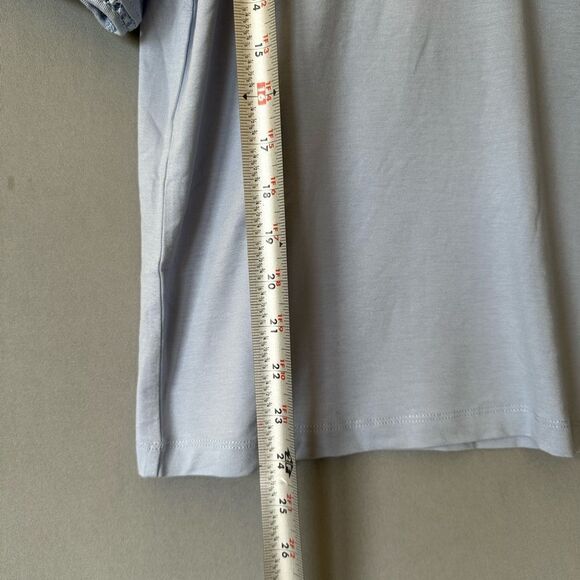 5 for $45  New Madeleine Top Blouse Shirt Women Size 10 Blue - Picture 4 of 7